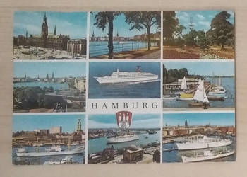 POCZTÓWKA HAMBURG LATA 80 STARA POCZTÓWKA