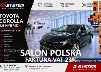 Toyota Corolla 23r Salon Polska HYBRID Gwaran Hybrid 1,8 rozrząd na łańcuc…