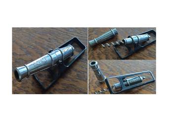 kolekcjonerski otwieracz barmański do butelek wina armata retro vintage kolekcjonerski otwieracz barmański do butelek wina armata retro vintage