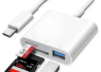 Czytnik kart pamięci SD i micro TF do USB-C