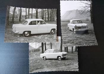 Ford Taunus 12M 3 fotografie z epoki 10x7cm