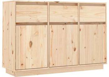vidaXL Szafka, 110x34x75 cm, lite drewno sosnowe(SKU:813814)