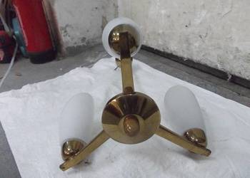 Stara wisząca lampa PRL vintage Czechosłowacka