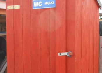 WC Drewniane Toaleta na Budowę Działkę
