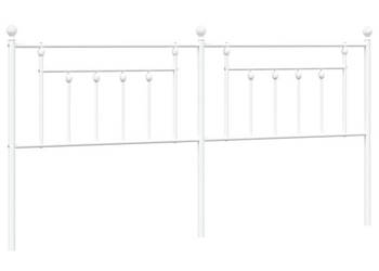 Metalowe wezgłowie białe 193 cm WM-353623