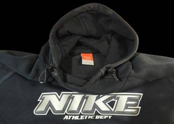 Klasyk od Nike! Czarna Bluza NIKE ATHLETIC DEPT – Gruba, Ciepła, Stan BDB!