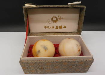 Chińskie Kule Zdrowia Baoding – Naturalny Kamień (Jadeit/Marmur)