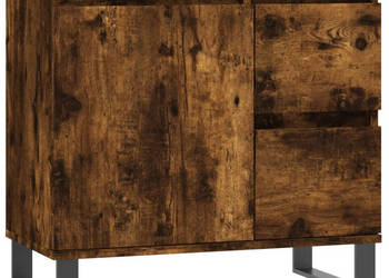 Szafka łazienkowa przydymiony dąb 65x33x60 cm WM-831617