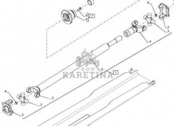 New Holland T6070 Wałek napędowy 84486132