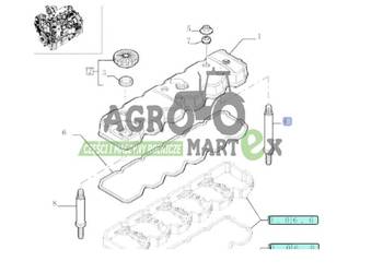 504129243, 6901103, 4896991, 2854375 ŚRUBA DWUSTRONNA CNH