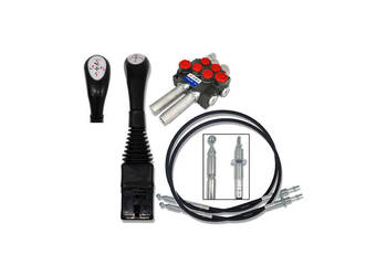 ROZDZIELACZ 40L JOYSTICK Zestaw 2SEK Tura Zatrzask Linki 1000mm [9103]