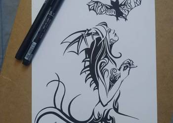 Rysunek: Batgirl - cienk. blok t. A4, 250 g/m2