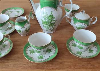 Porcelanowy serwis na 6 osób do kawy Mariell Ćmielów rzadka