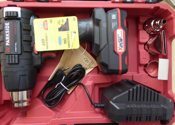Nieużywana opalarka 20V PARKSIDE PERFORMANCE PPHLGA 20-Li A2 + aku i ład.