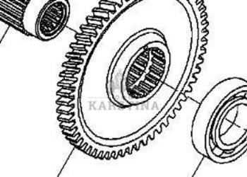 Massey Ferguson 8470 8480 Napęd Pompy Koło Zębate Zębatka CZĘŚCI V837070076