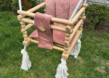 Huśtawka dziecięca  welurowa