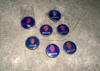 Saab 9 3 Oryginalne dekielki znaczek emblemat Saab 9 3 Oryginalne dekielki znaczek emblemat
