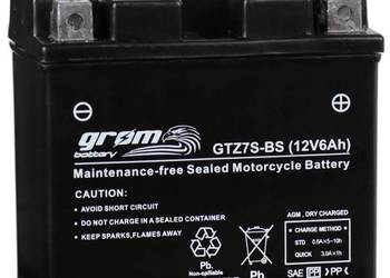Akumulator MOTO GROM GTZ7S-BS 12V 6Ah 120A