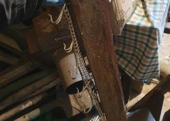 Secesyjny Wieszak Ścienny z półką KUTY UNIKAT – Antyk Loft Industrial Retro