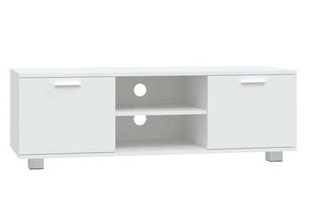 Szafka pod TV biały 120x405x35 cm materiał drewnopochodny WM-342615