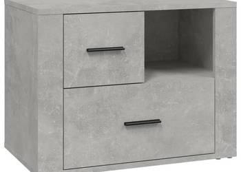 vidaXL Szafka nocna, kolor szary betonowy, 60x36x45 cm(SKU:816740)