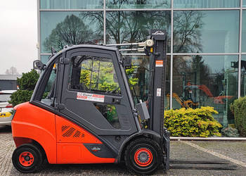 Wózek widłowy Linde H30D-02 diesel 3 tony triplex 5,5 m | kabina| 2015