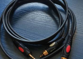 Kabel 2xRCA/ Jack 3,5mm Proel Die Hard oryginalny 1,7m