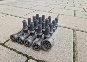 Oryginalne śruby alufelg kół AUDI VW SEAT SKODA VAG | KOMPLET | M14x1,5x27