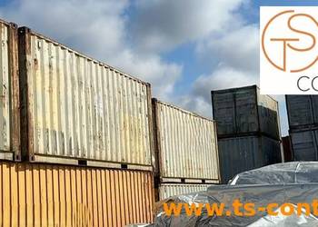 Kontener morski magazynowy budowlany 20 DV używany 6 metrowy szczelny