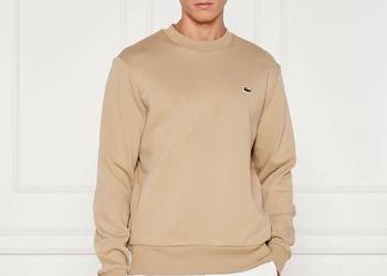Bluza męska bawełniana Lacoste - kolor beżowy, rozmiar L