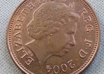 WIELKA BRYTANIA-QTWO PENCE-2004 r