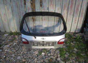 Klapa bagażnika szyba tylna Daewoo Lanos hatchback srebrna Klapa bagażnika szyba tylna Daewoo Lanos hatchback srebrna