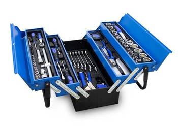 Zestaw Narzędzi w Walizce Metalowej 85 elementów do domu i garażu