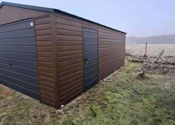Garaż blaszany 6x6
