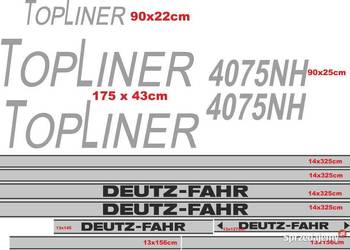 naklejki deutz fahr topliner 4075