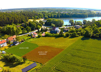 Cztery działki budowlane Ostróda - obok jeziora
