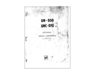 Ładowarka UN-050, UNC-70 dtr instrukcja wysyłka !