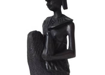 Figurka rzeźba afrykańska z hebanu Masajka