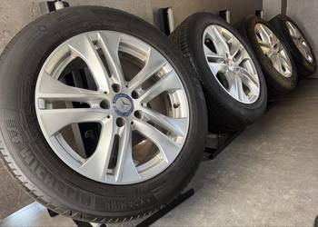 17 cali Mercedes w212 OEM oryginał koła felgi komplet z oponami 5x112 8J ET