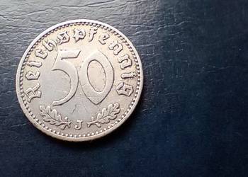 Stare monety 50 fenig 1935 J Niemcy