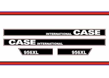 Naklejki traktor ciągnik CASE 956XL International Nalepki Naklejka
