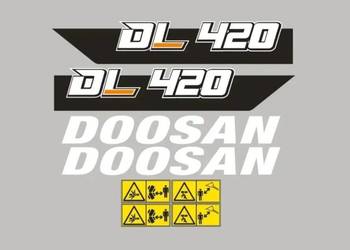 Naklejki oklejenie naklejka - Doosan DL 420 Zamiennik