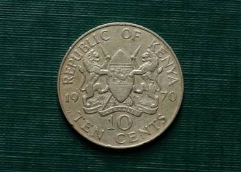 KENIA - 10 centów, 1970r