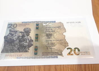 20 zł Ochrona Polskiej Granicy banknot kolekcjonerski