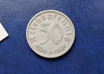 Stare monety 50 pfennig 1943 A Niemcy Stare monety 50 pfennig 1943 A Niemcy