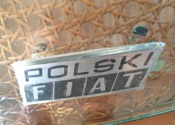 Logo,Emblemat samochodowy Polski Fiat