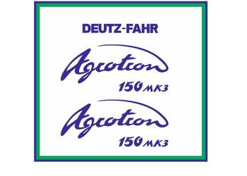 Naklejki Deutz-Fahr Agrotron 150 MK3 Ciągnik Traktor Nalepki Mocne