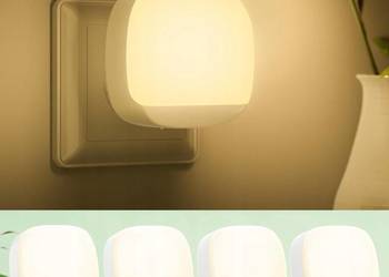 lampki nocne LED z czujnikiem zmierzchu, lampki nocne dla niemowląt