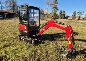 Minikoparka AT20 KUBOTA D902 (2000 kg) z kabiną + 4 łyżki NOWA