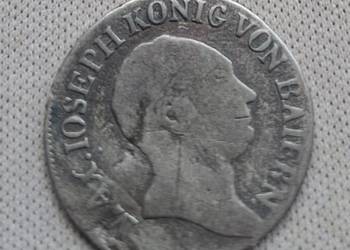 BAWARIA-1824 r-6 KRAJCARÓW,-SREBRO